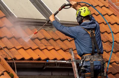 Démoussage et hydrofuge de toiture à Trégonneau
